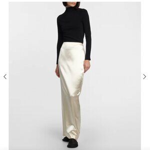 The Row Bartelle Skirt in Cream, Size 4